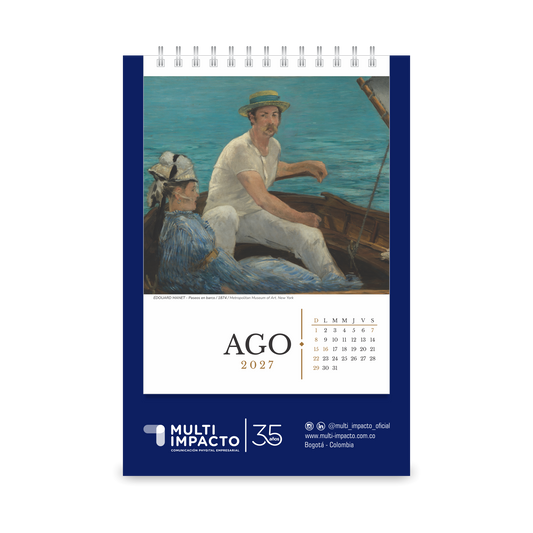 H06-2 - Calendario de Arte Universal — Maestros del Agua