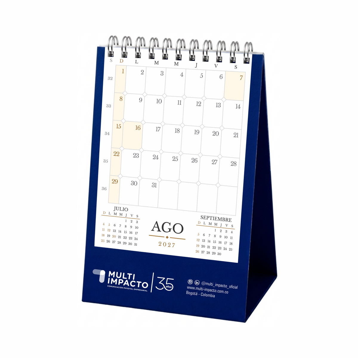H06-2 - Calendario de Arte Universal — Maestros del Agua