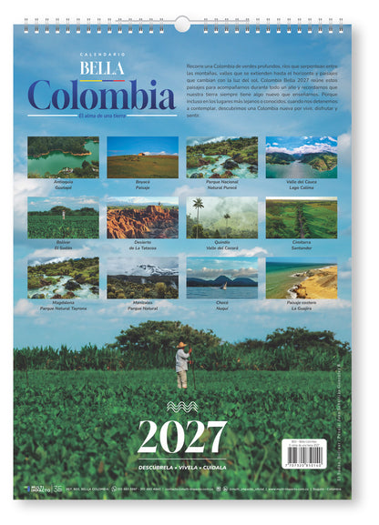 B03 - Calendario Bella Colombia — El alma de una tierra