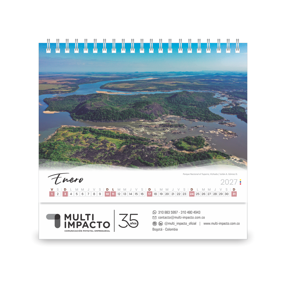 H06-1  - Calendario Paisajes Colombianos