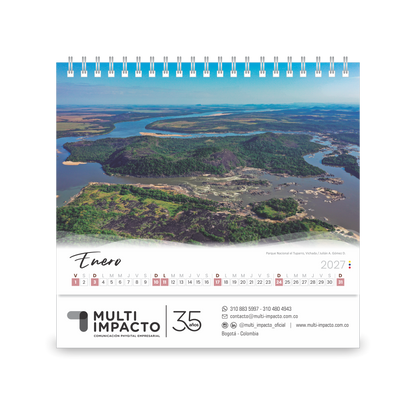 H06-1  - Calendario Paisajes Colombianos