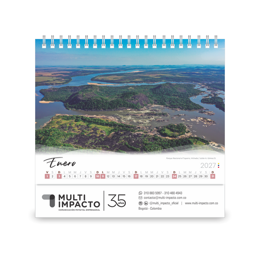 H06-1  - Calendario Paisajes Colombianos