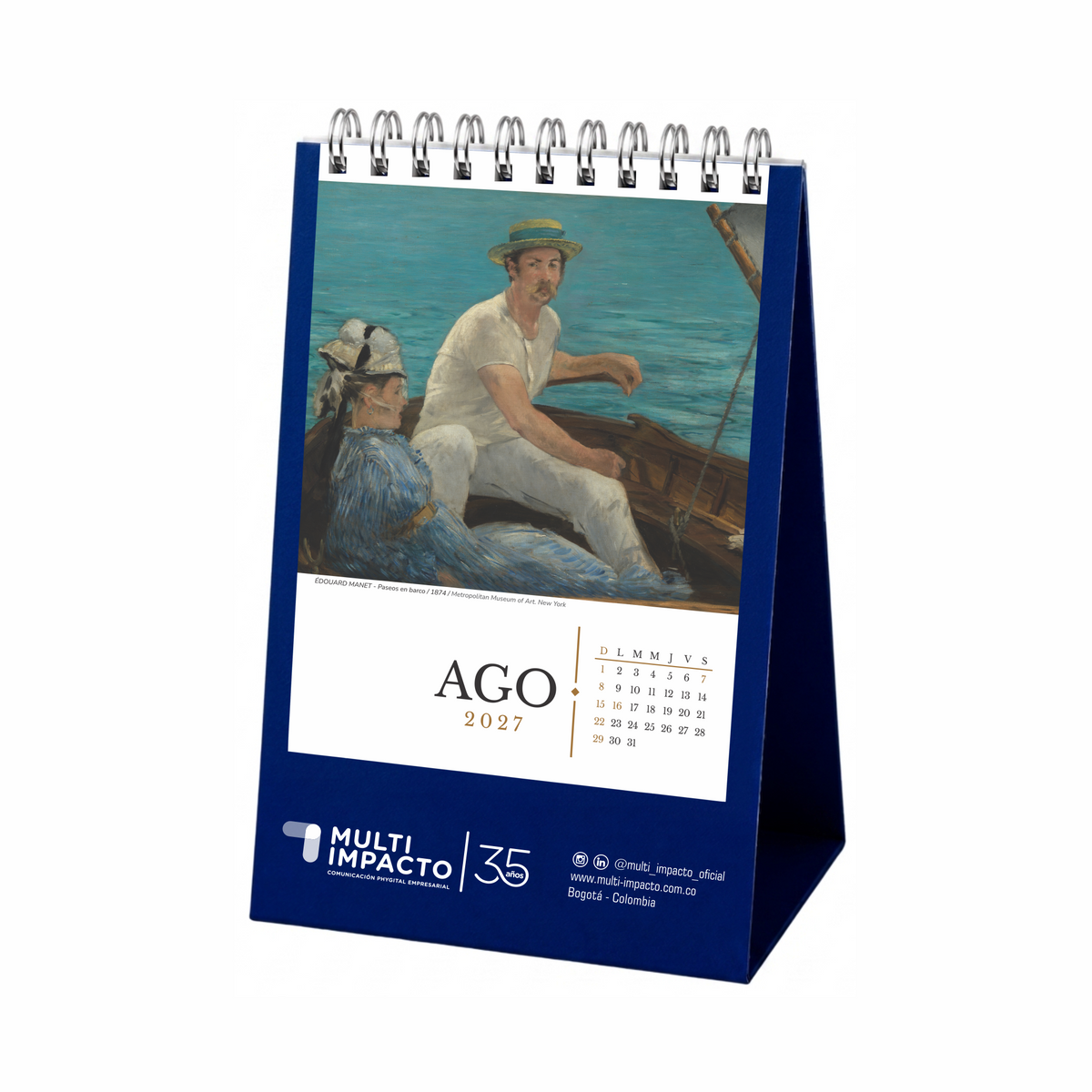 H06-2 - Calendario de Arte Universal — Maestros del Agua