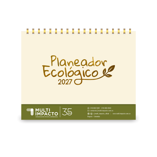 H14 - Planeador Anillado Ecológico de Escritorio