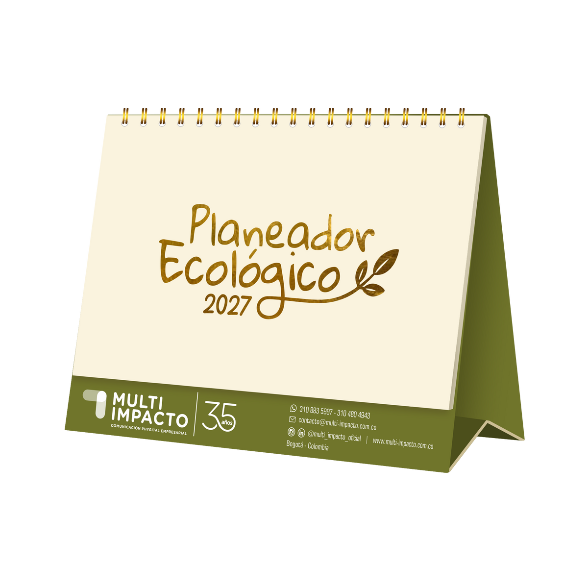 H14 - Planeador Anillado Ecológico de Escritorio
