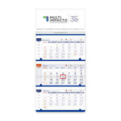 N02 - Calendario Numérico