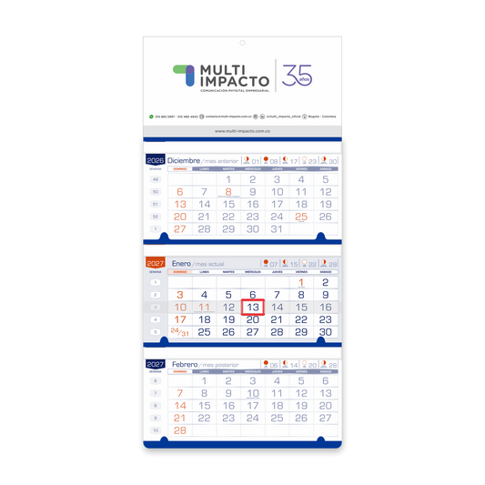 N02 - Calendario Numérico
