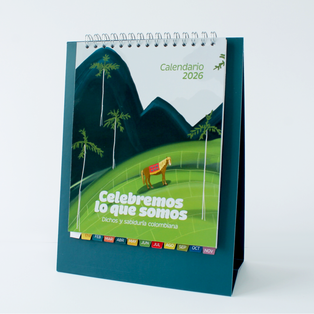 Calendario de escritorio 2026- Celebremos lo que somos