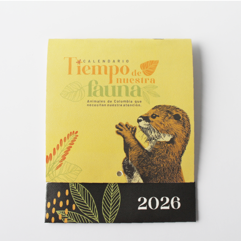 Calendario Planeador de pared 2026 -Tiempo de nuestra Fauna