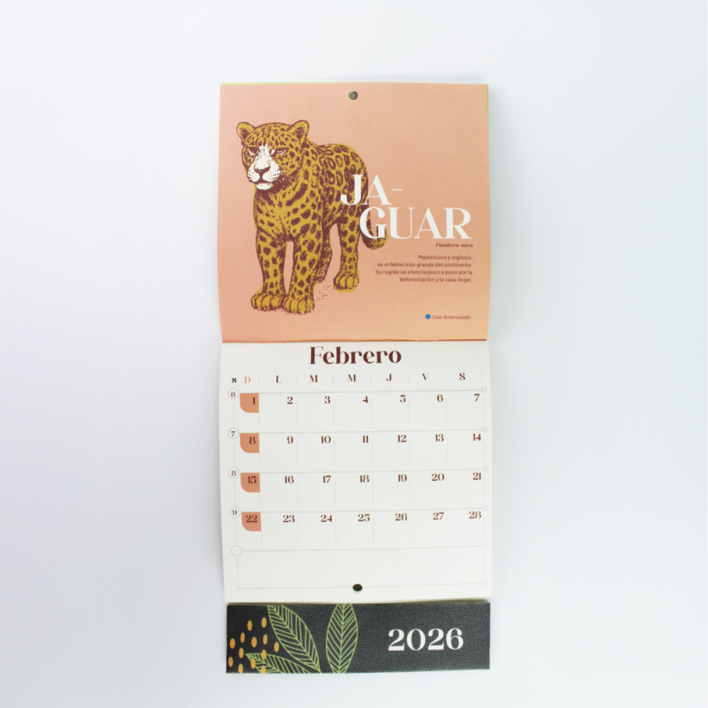 Calendario Planeador de pared 2026 -Tiempo de nuestra Fauna - Imagen 3