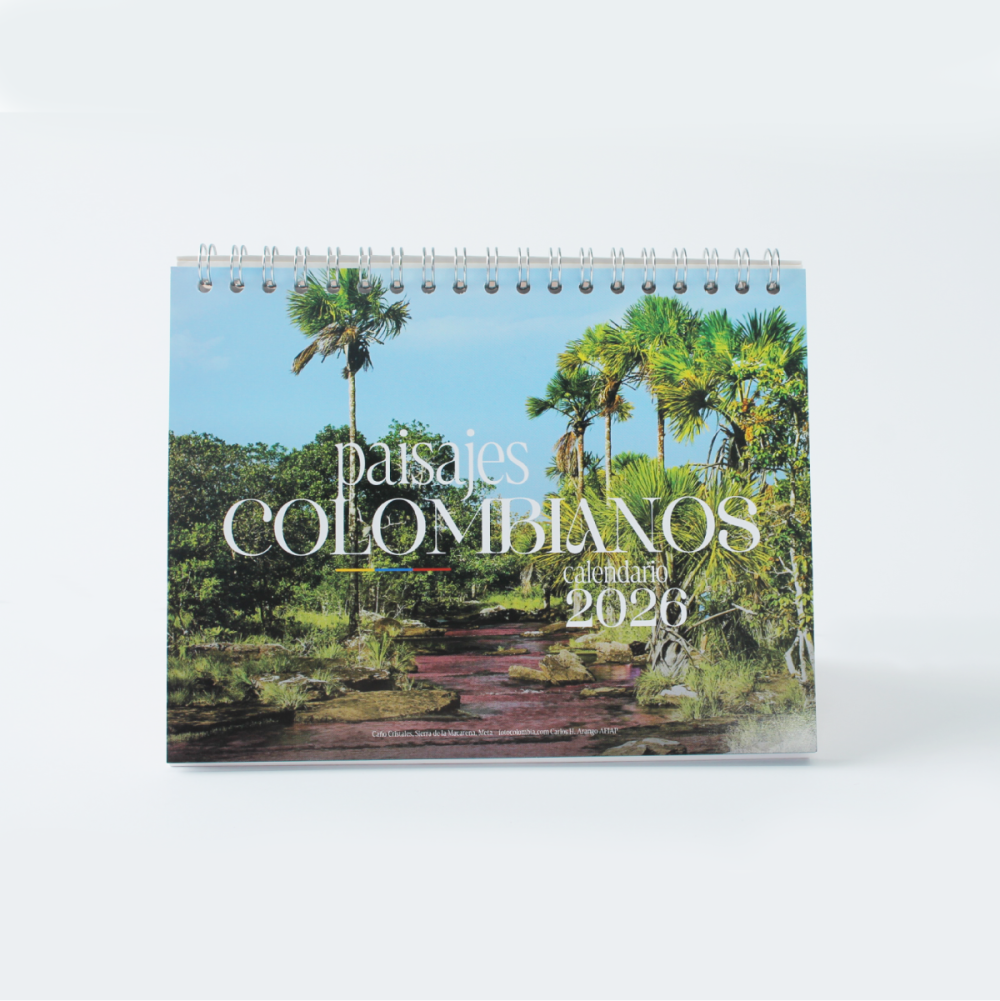 Calendario de escritorio 2026 - Paisajes Colombianos